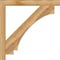 Ekena Millwork Imperial Block Rough Sawn Bracket, Western Red Cedar, 4"W x 44"D x 44"H BKT04X44X44IMP05RWR - alternate 3